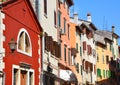 Colorful houses of Rovinj, Croatia situated on the north Adriatic.