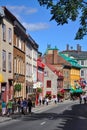 Colorful Houses on Rue Saint Louis, Quebec City Royalty Free Stock Photo