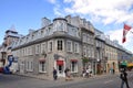 Colorful Houses on Rue Saint Louis, Quebec City Royalty Free Stock Photo