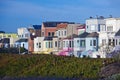 Colorful houses in san francisco