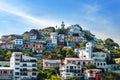 Colorful houses on Santa Ana hill in Guayaquil, Ecuador