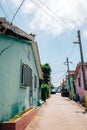 Colorful houses street at Ugakro cultural village in Incheon, Korea