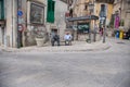 Colorful houses and streets in old medieval village Ragusa in Sicily, Italy. Royalty Free Stock Photo