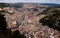 Colorful houses and streets in old medieval village Ragusa in Sicily, Italy. Royalty Free Stock Photo