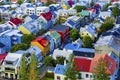 Colorful Houses Streets Reykjavik Iceland