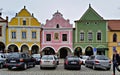 Colorful houses of Telc, Czech Republic