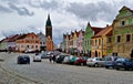 Colorful houses of Telc, Czech Republic