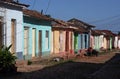 Colorful houses in Trinidad, Cuba Royalty Free Stock Photo