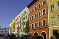 Colorful Houses In Wasserburg Am Inn