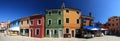 Colorful houseson on burano island, Venice, Italy