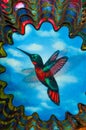 Hummingbird Wind Catcher Abstract Wings