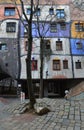 Colourful Hundertwasser House, Vienna Austria Royalty Free Stock Photo