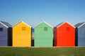 Colorful huts Royalty Free Stock Photo