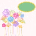 Colorful Hydrangea Flower Garden Party