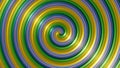 Colorful Hypnotic Swirl Background, Fun Backdrop Royalty Free Stock Photo