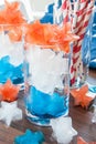 Colorful ice cubes Royalty Free Stock Photo