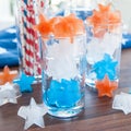 Colorful ice cubes Royalty Free Stock Photo