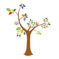 Colorful,icon,logo,tree,Colorful Tree Logo vector file eps Royalty Free Stock Photo