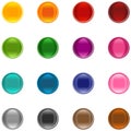Colorful icons Royalty Free Stock Photo