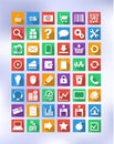 Colorful icons for eshop, suitable for flat design