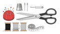 Sewing Kit Illustration Royalty Free Stock Photo