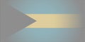 Bahamas flag, artistic flag, graffiti on the wall effect, colors, ensign. Royalty Free Stock Photo