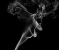 Colorful incense smoke Royalty Free Stock Photo