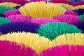 Colorful incense sticks in Vietnam Royalty Free Stock Photo