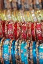 Colorful indian bangles Royalty Free Stock Photo