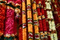 Colorful Flower Garlands Sold in Singapore