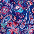 Colorful indian seamless pattern