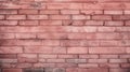 Brick wall background, baby pink grunge texture or pattern for design, wallpaper. Generative ai Royalty Free Stock Photo