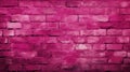 Brick wall background, barie pink grunge texture or pattern for design. Generative ai Royalty Free Stock Photo