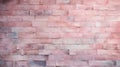 Old brick wall background, light pink colors grunge texture or pattern for design. Generative ai Royalty Free Stock Photo