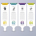 Colorful infographic banners. Modern design template. Vector illustration