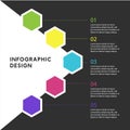 Colorful infographic design template