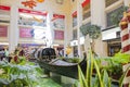 Colorful interior view of Venetian hotel. Las Vegas. Royalty Free Stock Photo