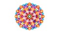 Colorful Intricate Geometric Mandala Pattern, vector design Generative AI Royalty Free Stock Photo