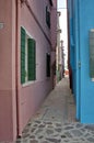 Colorful island Burano, near Venice, Italy Royalty Free Stock Photo