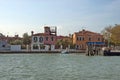 Colorful island Burano, near Venice, Italy Royalty Free Stock Photo