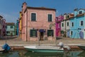 The colorful island of Burano, Venice Royalty Free Stock Photo