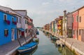 The colorful island of Burano, Venice Royalty Free Stock Photo