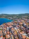 Colorful Italian houses in Castelsardo, Sardinia, Italy