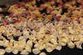 Colorful Italian Uncooked Pasta Assortment on Table