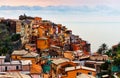 Colorful italian village of Manarola. Italy Royalty Free Stock Photo