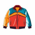 Colorful Jacket Design: Minimalist, Simple, Graphic Vector Illustration