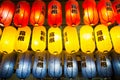 Colorful Japanese lanterns