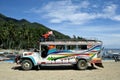 Colorful jeepney philippines local transport