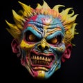 Colorful Jeffery Mask: Grotesque, Macabre Comic Book Art