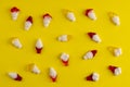 Colorful jellies in an ice cream cones shape